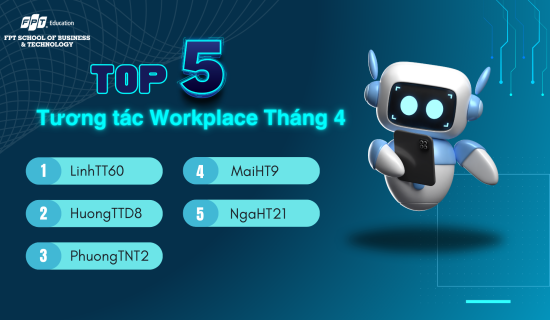 Bật mí TOP 5 Giáo làng FSB chăm tương tác workplace tháng 4