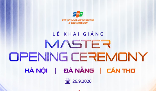 Master Opening Ceremony: Ba điểm cầu – Một tinh thần học tập
