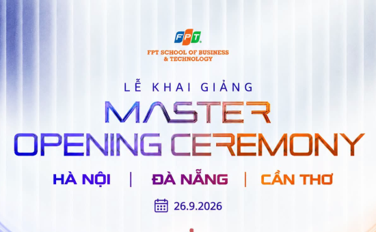 Master Opening Ceremony: Ba điểm cầu – Một tinh thần học tập