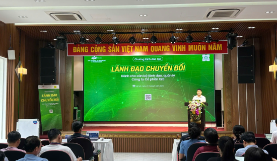 FSB tiếp tục đồng hành cùng X20 trong Chương trình đào tạo Lãnh đạo chuyển đổi