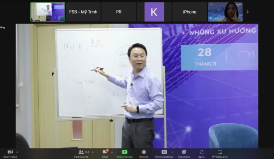 Hội thảo Quản trị vận hành cùng với diễn giả Phan Thế Vinh đang thu hút gần 200 người tham dự