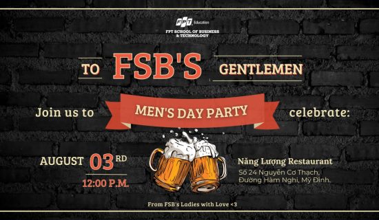 Men’s Day 2023 – Dành tặng những điều tốt đẹp nhất cho phái mạnh FSB.